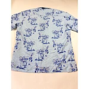 Aptro Men’s Hawaiian Shirt – Hula Girl Print – Blue – Size XL – Great Condition